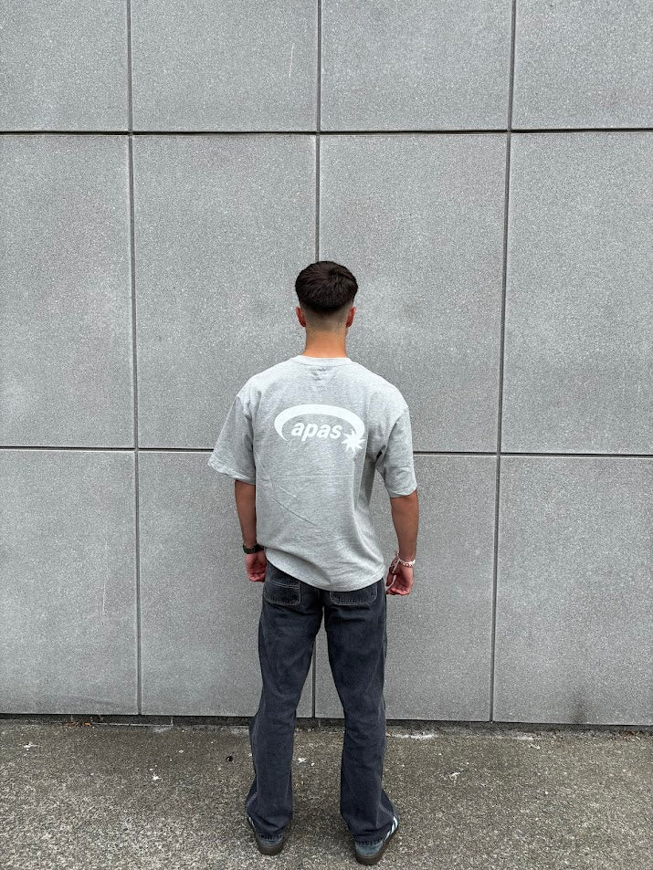 Light gray logo tee